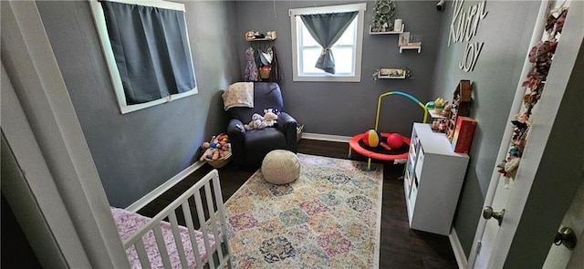 708 S Gay St, Holden, MO 64040 - game room featuring baseboards and wood finished floors