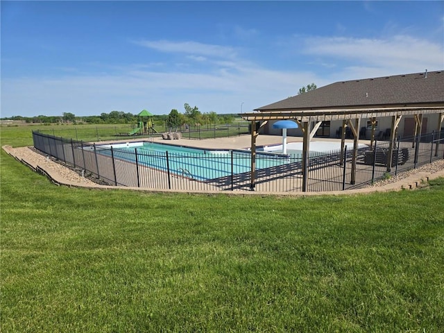 view of community pool