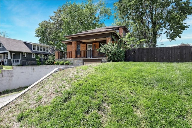 2414 N 12th St, Kansas City, KS 66104 - back of house with brick siding