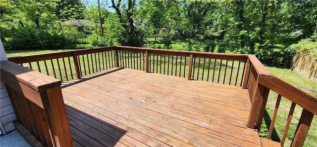 7934 Hemlock St, Overland Park, KS 66204 - deck featuring a yard