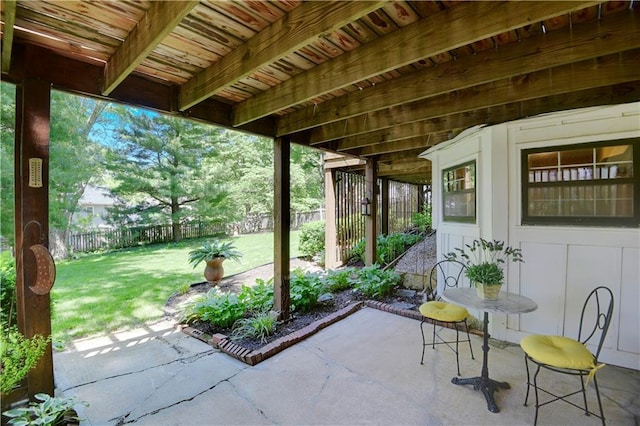 view of patio / terrace
