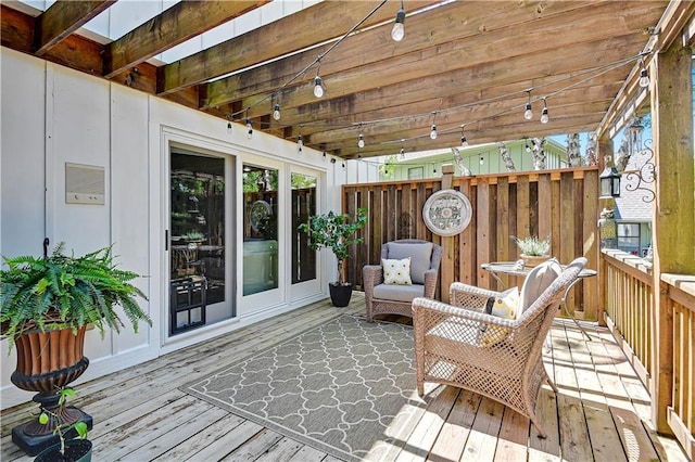 view of deck