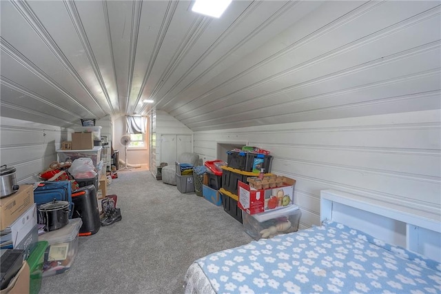 3118 Kimball Ave, Kansas City, KS 66104 - bonus room with carpet floors and vaulted ceiling