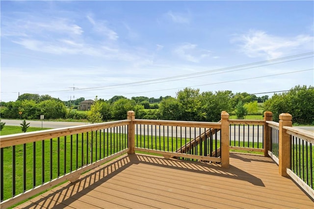 1925 SW Merryman Dr, Lees Summit, MO 64082 - wooden deck featuring a yard