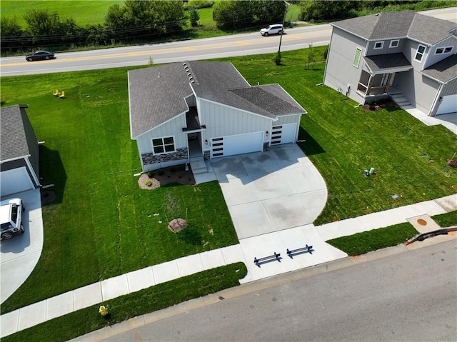 1925 SW Merryman Dr, Lees Summit, MO 64082 - aerial view of property and surrounding area