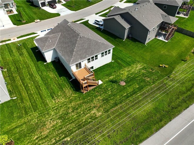 1925 SW Merryman Dr, Lees Summit, MO 64082 - view from above of property