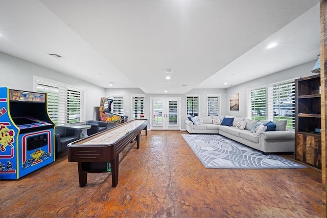 19P Lake Shore Dr, Lake Lotawana, MO 64086 - rec room with recessed lighting and french doors
