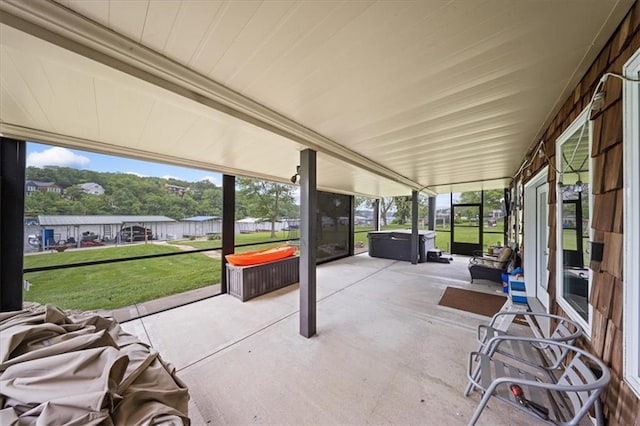 19P Lake Shore Dr, Lake Lotawana, MO 64086 - view of sunroom