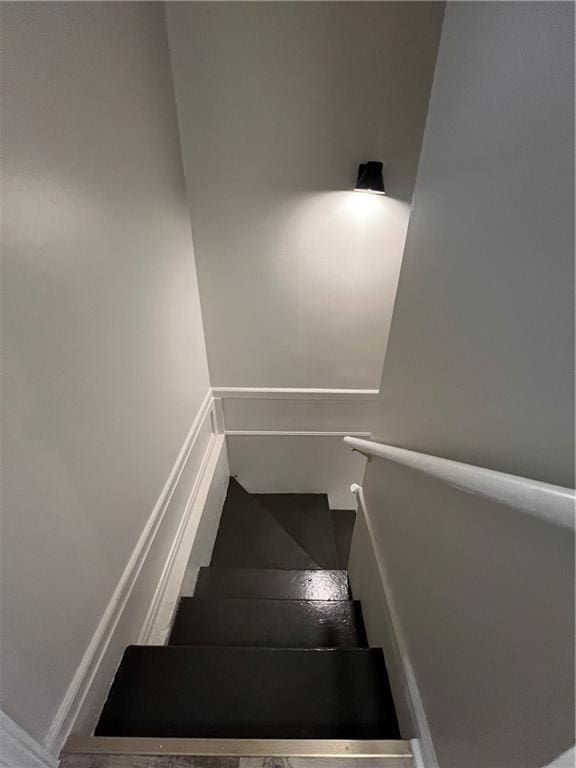 view of staircase