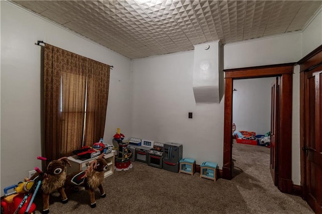 911 N 6th St, Atchison, KS 66002 - recreation room featuring carpet flooring