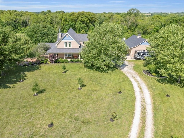 11261 238th St, Lawrence, KS 66044 - view of subject property featuring a forest
