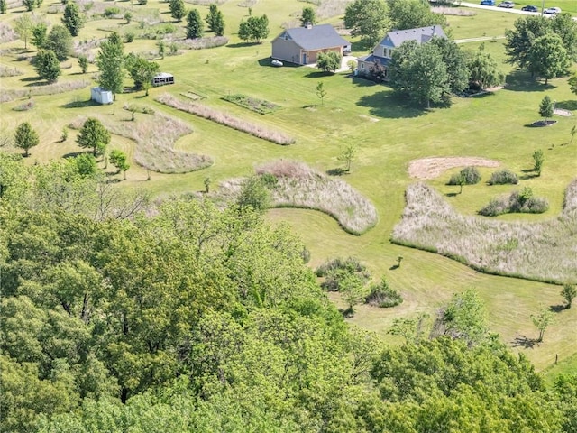 11261 238th St, Lawrence, KS 66044 - aerial overview of property's location featuring rural landscape