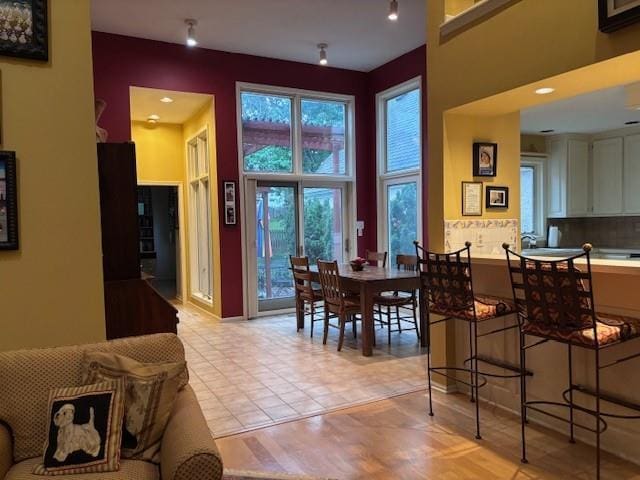 9803 W 121st St, Overland Park, KS 66213 - dining room with a high ceiling