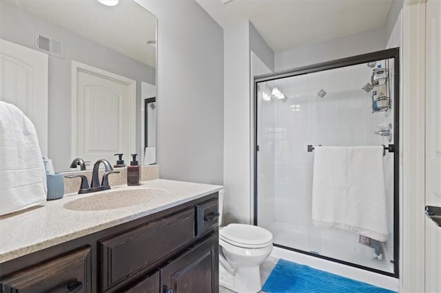 15825 Howe St, Overland Park, KS 66224 - full bath with a stall shower, vanity, and toilet