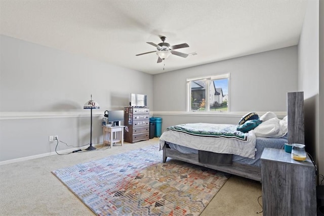 15825 Howe St, Overland Park, KS 66224 - bedroom featuring carpet floors and a ceiling fan