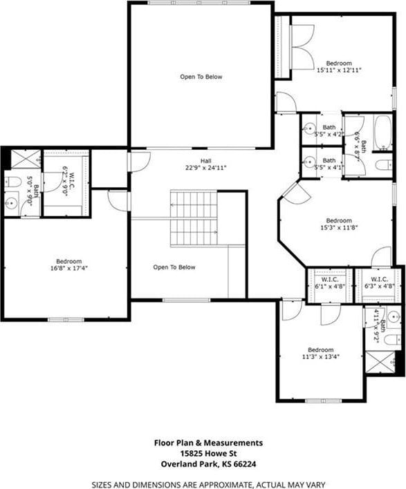 15825 Howe St, Overland Park, KS 66224 - property floor plan