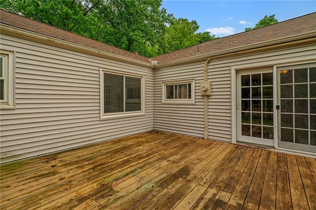 5347 Buena Vista St, Roeland Park, KS 66205 - view of wooden deck