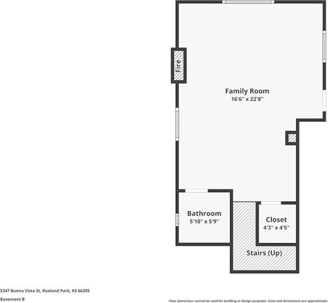 5347 Buena Vista St, Roeland Park, KS 66205 - home floor plan