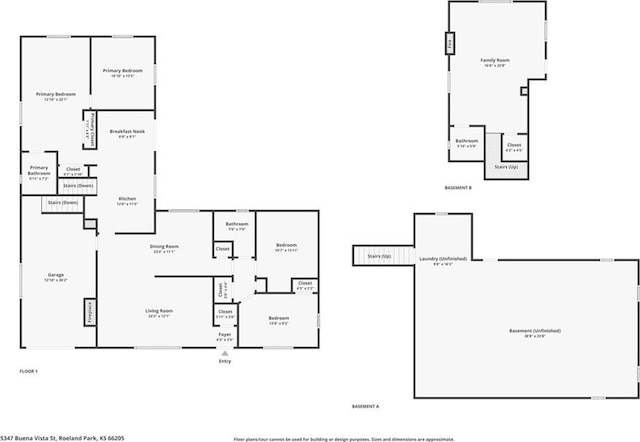 5347 Buena Vista St, Roeland Park, KS 66205 - room layout