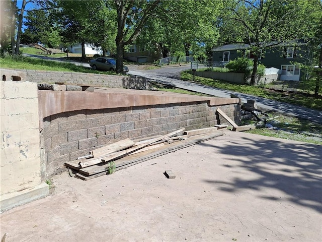 exterior view of fence