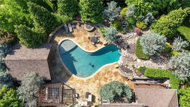 4502 Verona Ct, Riverside, MO 64150 - bird's eye view