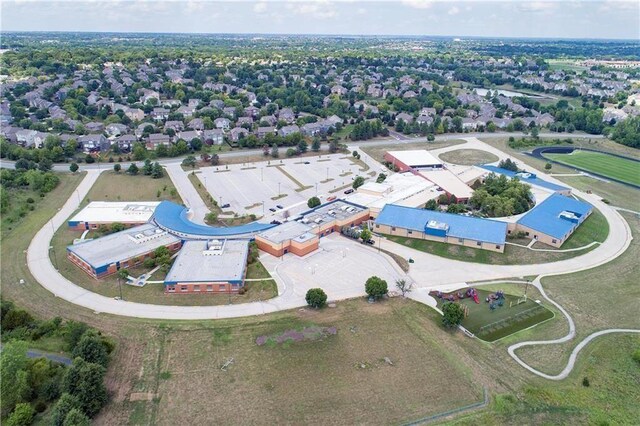 5318 W 159th Ter, Overland Park, KS 66085 - drone / aerial view