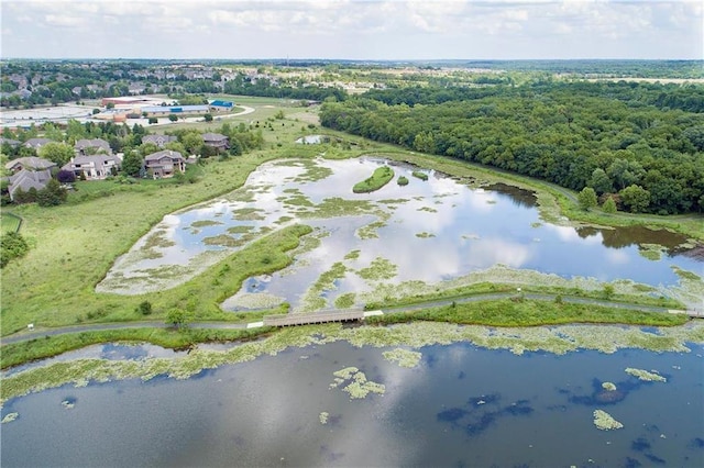 5318 W 159th Ter, Overland Park, KS 66085 - aerial view of a nearby body of water