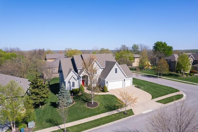 8127 Lone Elm Rd, Lenexa, KS 66220 - aerial perspective of suburban area