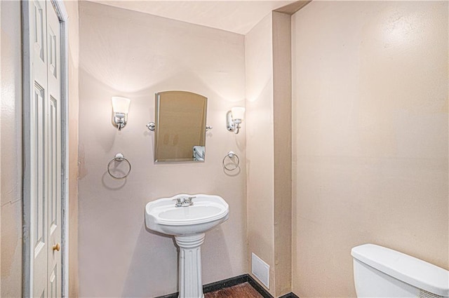 bathroom with toilet