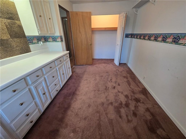 33295 Bethel Church Rd, Osawatomie, KS 66064 - bathroom featuring vanity and baseboards
