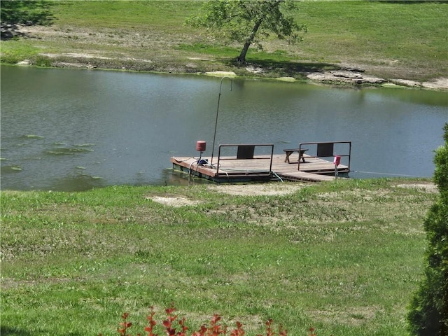 33295 Bethel Church Rd, Osawatomie, KS 66064 - dock area with a water view