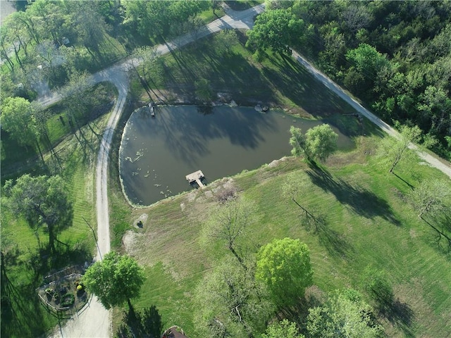33295 Bethel Church Rd, Osawatomie, KS 66064 - aerial overview of property's location with a large body of water