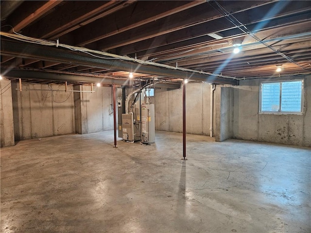 1309 Thomas Dr, Louisburg, KS 66053 - below grade area with heating unit and water heater