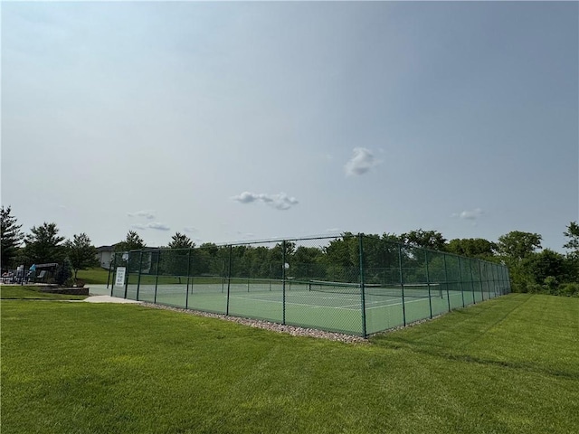 4301 N 141st St, Basehor, KS 66007 - view of tennis court