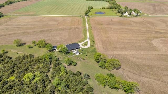 overview of rural landscape featuring extensive farmland