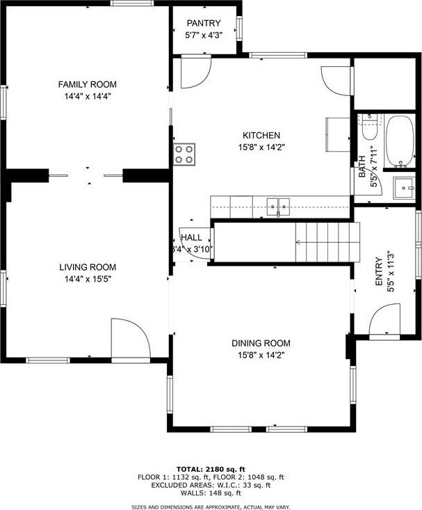 432 S 5th St, Atchison, KS 66002 - view of property floor plan