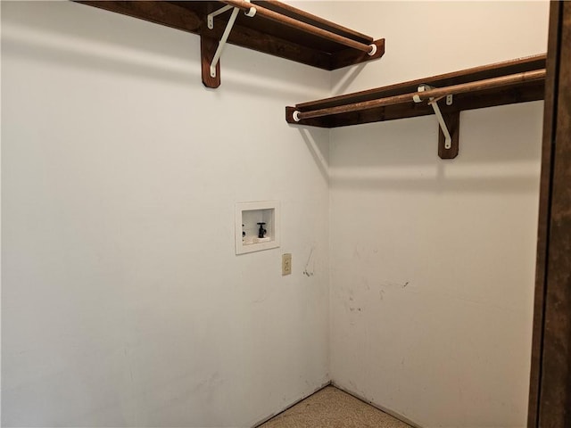 5806 N Kensington Ave, Kansas City, MO 64119 - clothes washing area with washer hookup