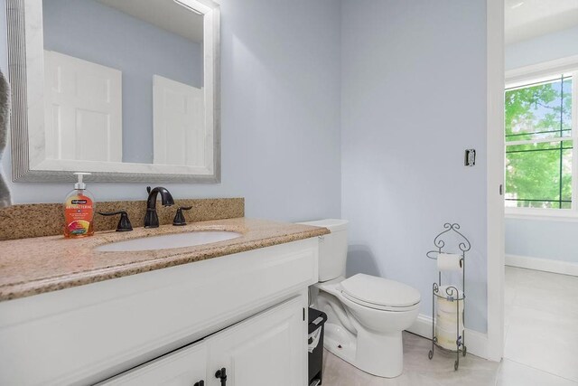 11506 Knox St, Overland Park, KS 66210 - half bathroom with vanity and healthy amount of natural light