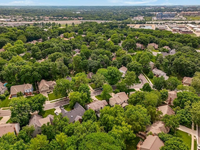 11506 Knox St, Overland Park, KS 66210 - aerial perspective of suburban area
