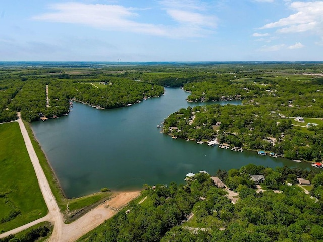 85 Birdie Ln, Mound City, KS 66056 - drone / aerial view of a large body of water and a forest