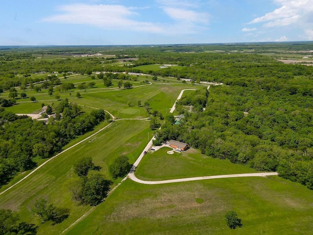 85 Birdie Ln, Mound City, KS 66056 - aerial view of a heavily wooded area