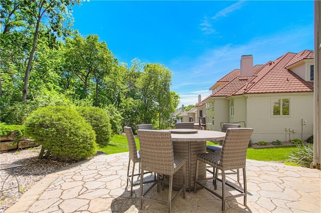 5445 NE Northgate Xing, Lees Summit, MO 64064 - view of patio / terrace with outdoor dining space