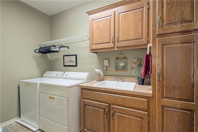 5445 NE Northgate Xing, Lees Summit, MO 64064 - washroom featuring washing machine and dryer and cabinet space