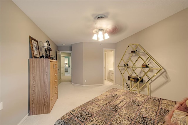 5445 NE Northgate Xing, Lees Summit, MO 64064 - carpeted bedroom featuring baseboards and connected bathroom