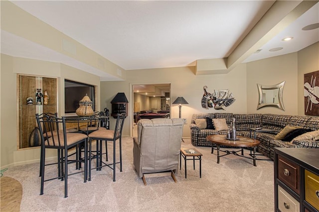 5445 NE Northgate Xing, Lees Summit, MO 64064 - living room with light carpet