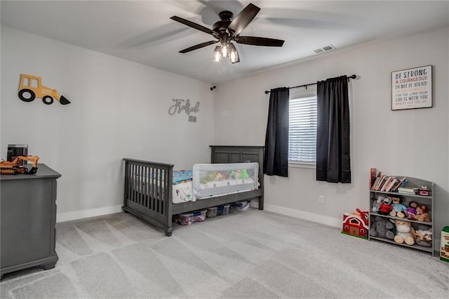 4713 NE Saratoga Ct, Lees Summit, MO 64064 - carpeted bedroom featuring baseboards and ceiling fan