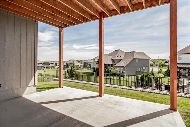 4713 NE Saratoga Ct, Lees Summit, MO 64064 - view of patio / terrace with a residential view