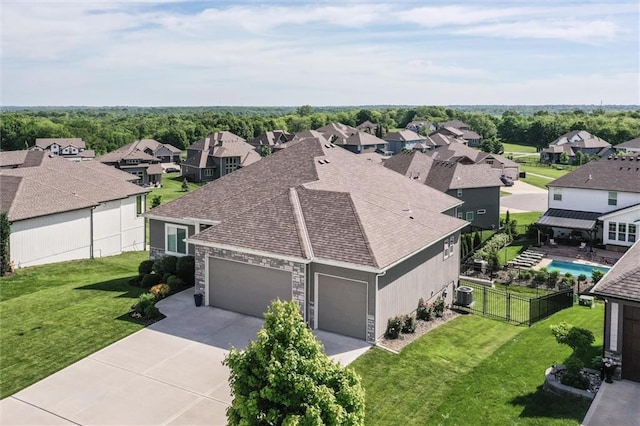 4713 NE Saratoga Ct, Lees Summit, MO 64064 - aerial view of residential area