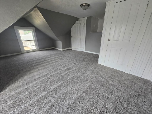 117 E Buford St, Wellington, MO 64097 - bonus room with carpet floors, vaulted ceiling, and baseboards