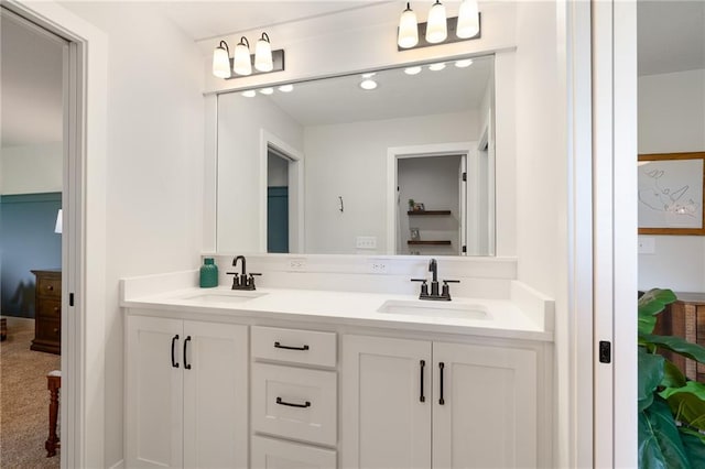 2705 NE Crestview St, Blue Springs, MO 64029 - bathroom featuring ensuite bath and double vanity